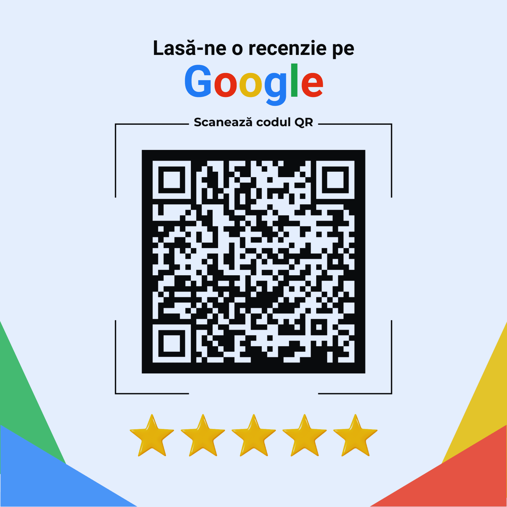 Placa personaizată Recenzii Google cu cod QR alb 120x120mm - Agenție de marketing digital și web design Târgu Mureș | Vimansia placuta-recenzii-google-cu-cod-QR-alb-vimansia